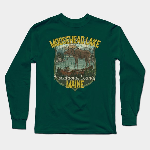 Moosehead Lake Maine 1827 Long Sleeve T-Shirt by JCD666